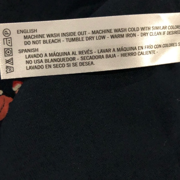 XOXO Black n White Stretchy faux Wrap Top Long wrap around Tie at waist. Sz XS - Picture 7 of 7